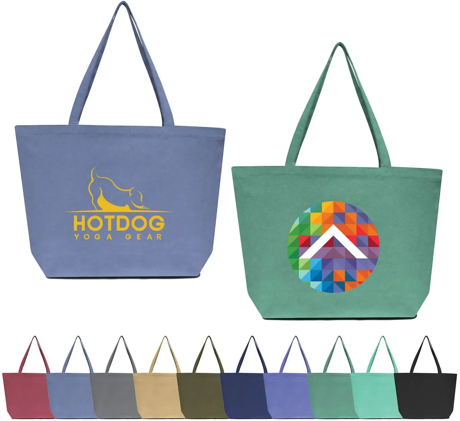 Branded Cabo Carryall Canvas Tote Bag for Premium Promotions