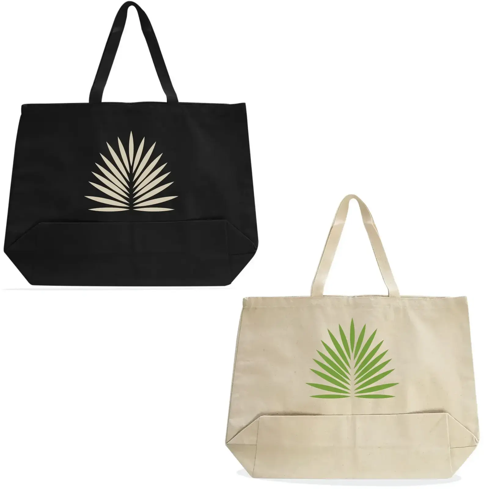 Durable Canvas Downtown Tote Bag with Optional Custom Imprint