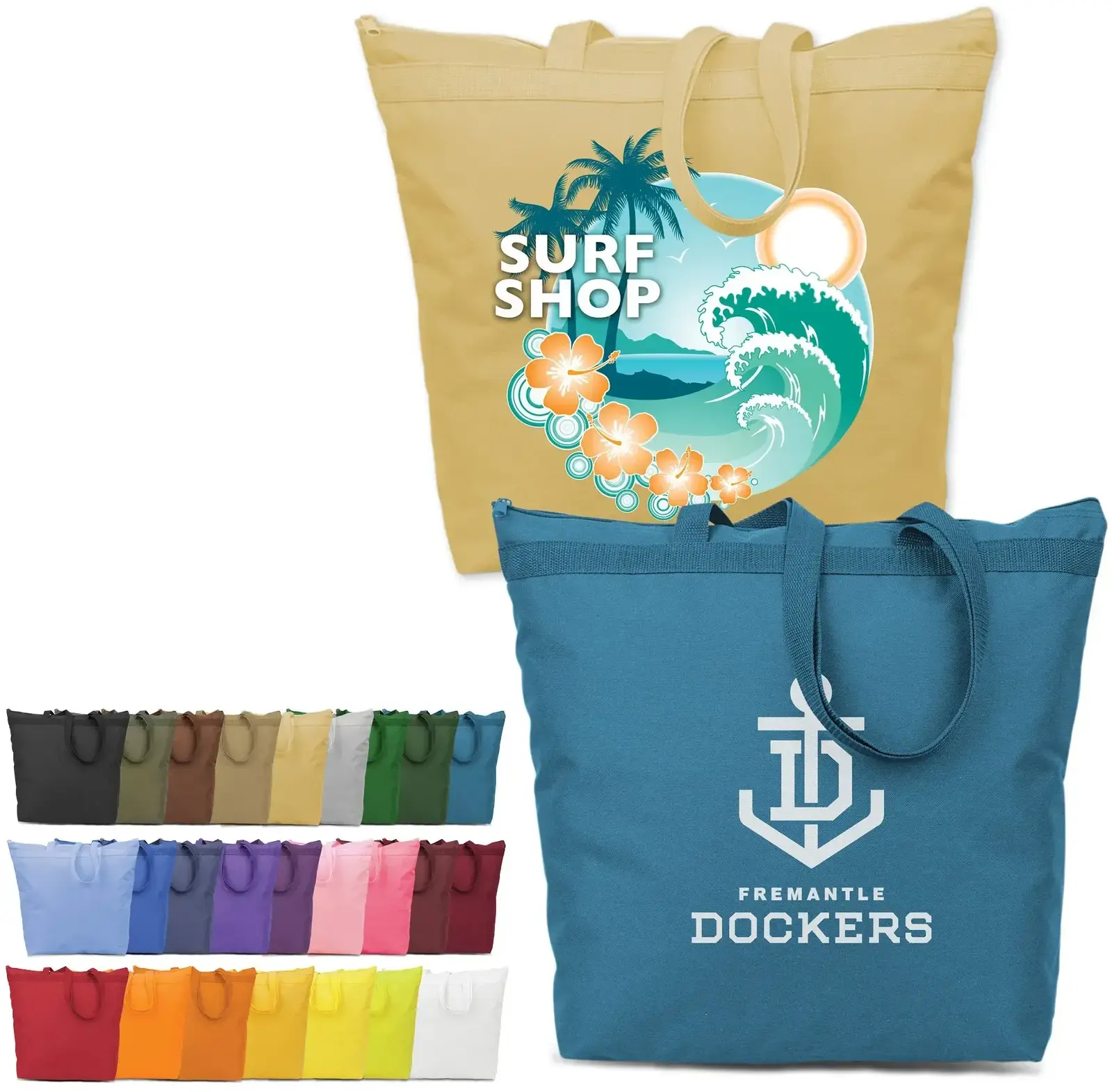 Eco-Friendly Promotional Tote Bag with Vibrant Full-Color Branding