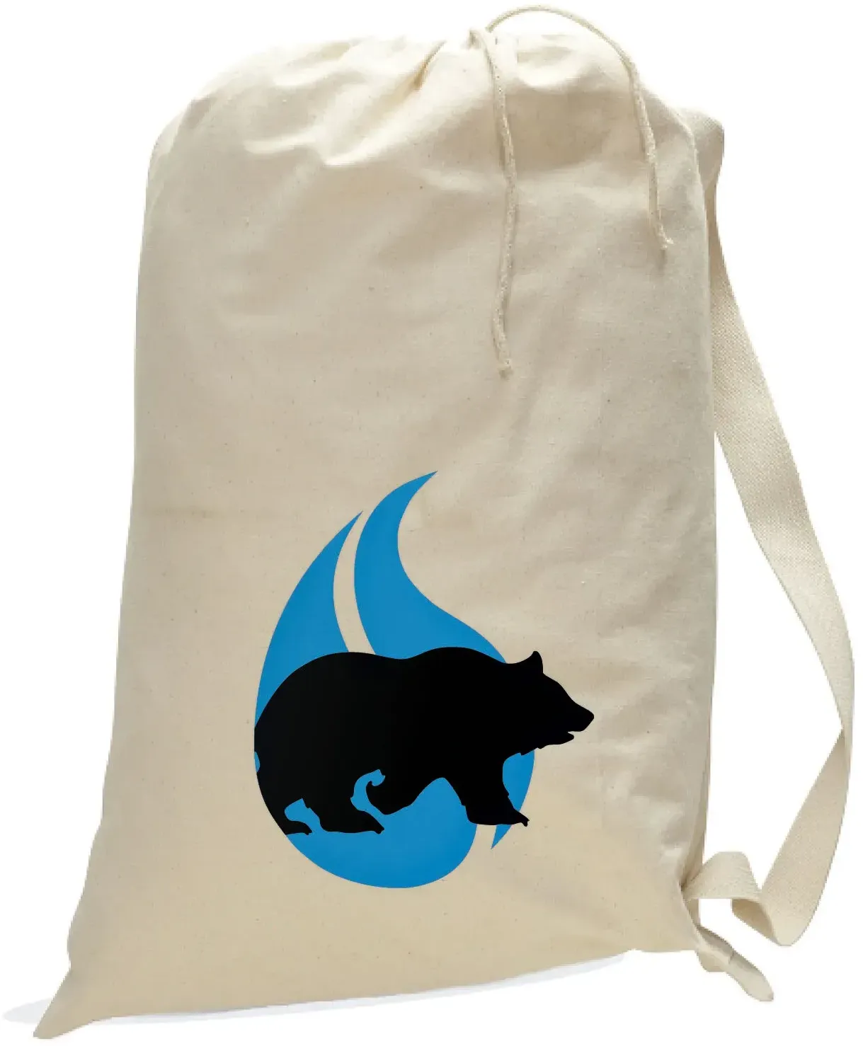 Large 12 oz Cotton Versatile Tote with Optional Logo Imprint