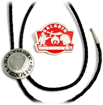 Brass Die Struck Bolo Tie - up To 1-5/8"