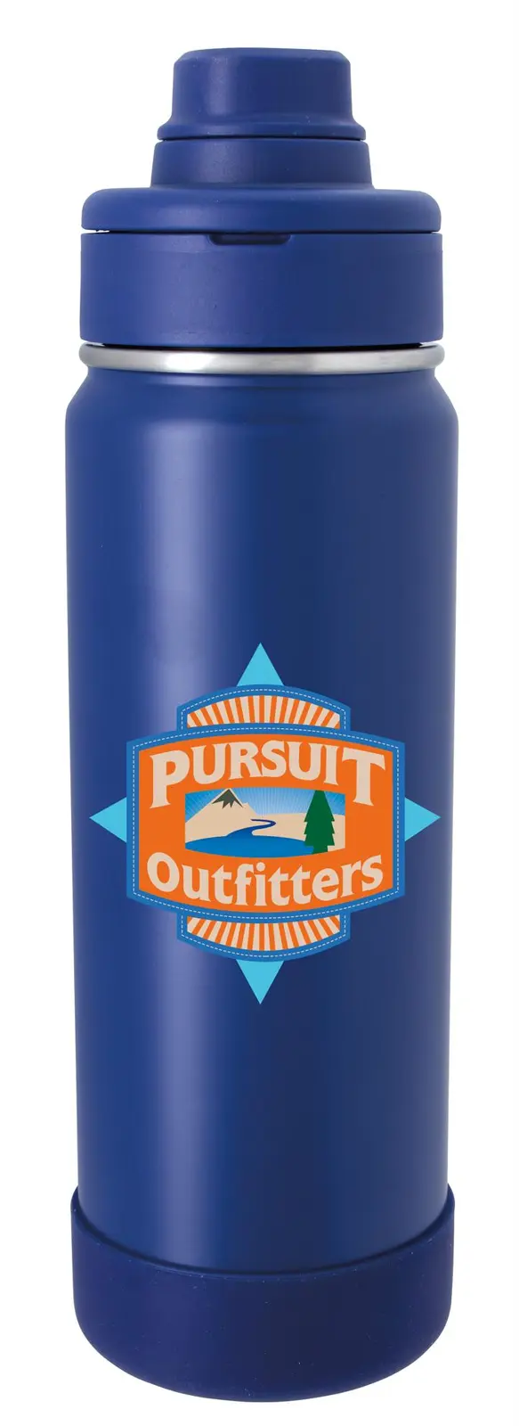 Custom Bravely Vacuum Sport Bottle - 24 oz