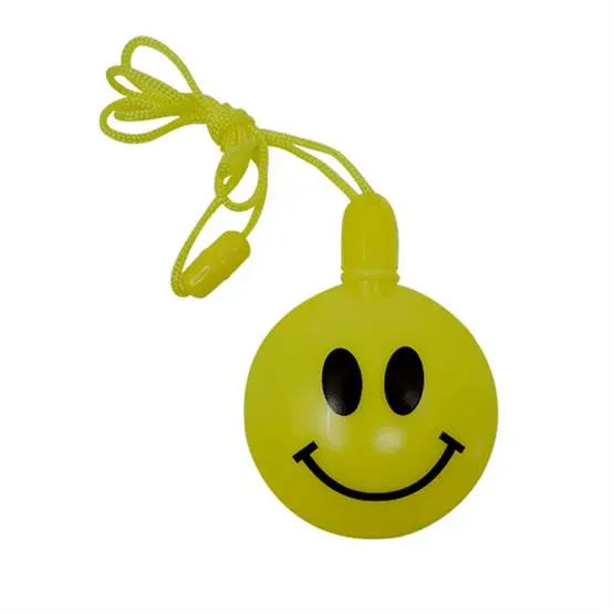 Breakaway Cord Happy Face Bubble Necklace