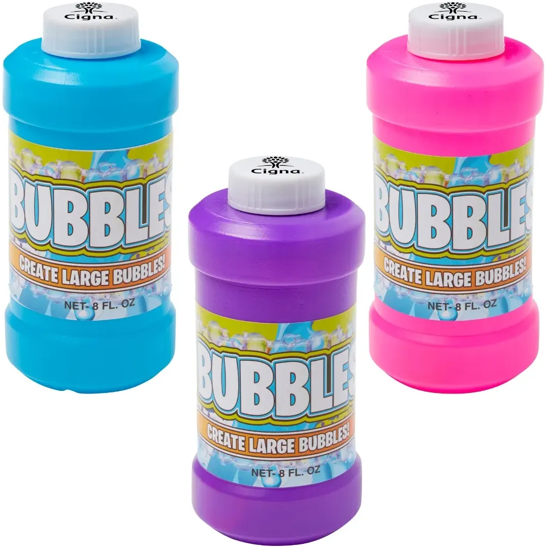 Bubbles in a Bottle with Imprint on Cap (8 oz.)