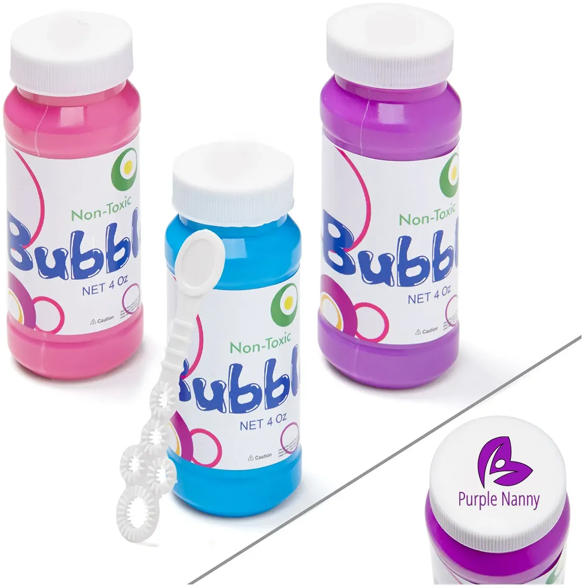 Bubbles with Cap Imprint (4 oz.)