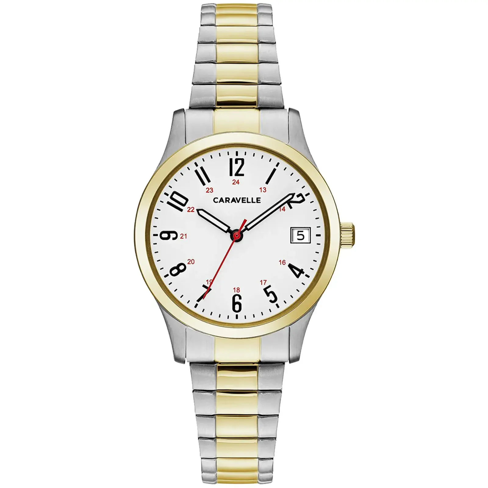 Bulova 45M111 Caravelle Women's Two-Tone Stainless Steel Expansion Watch