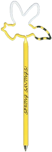 Promotional Bumblebee Bent Pen