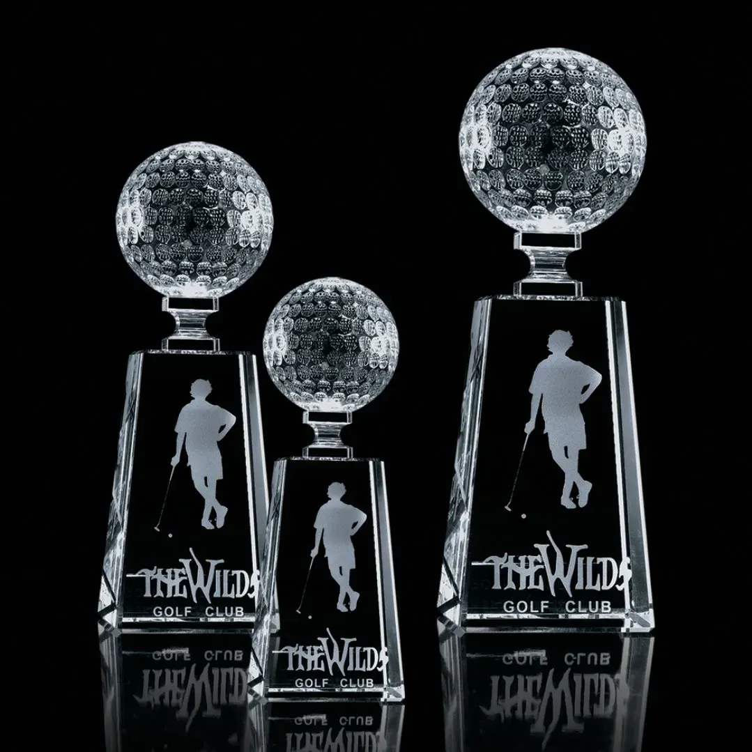 Customizable Optical Golf Tower Awards Taxi