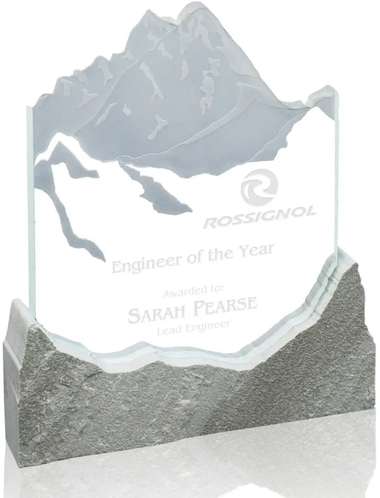 Caldera Sandstone & Starfire Glass Custom Award