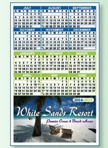 Calendar Magnet Top - Square Corners (3 1/2" x 5 5/8")