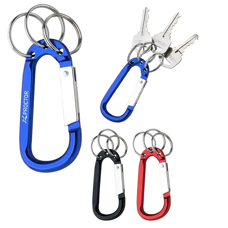 Carabiner and Split Ring Combo