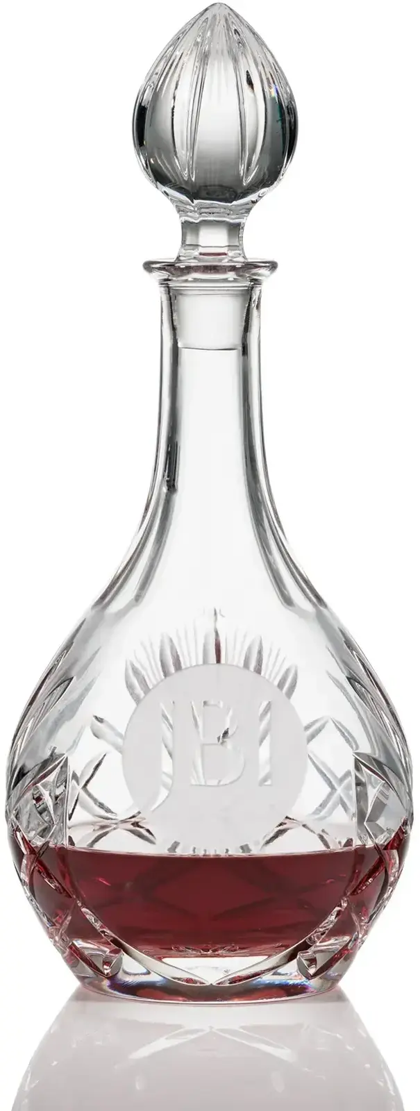 Personalized Cavanaugh Wine Decanter with Crystal Lid - 32oz