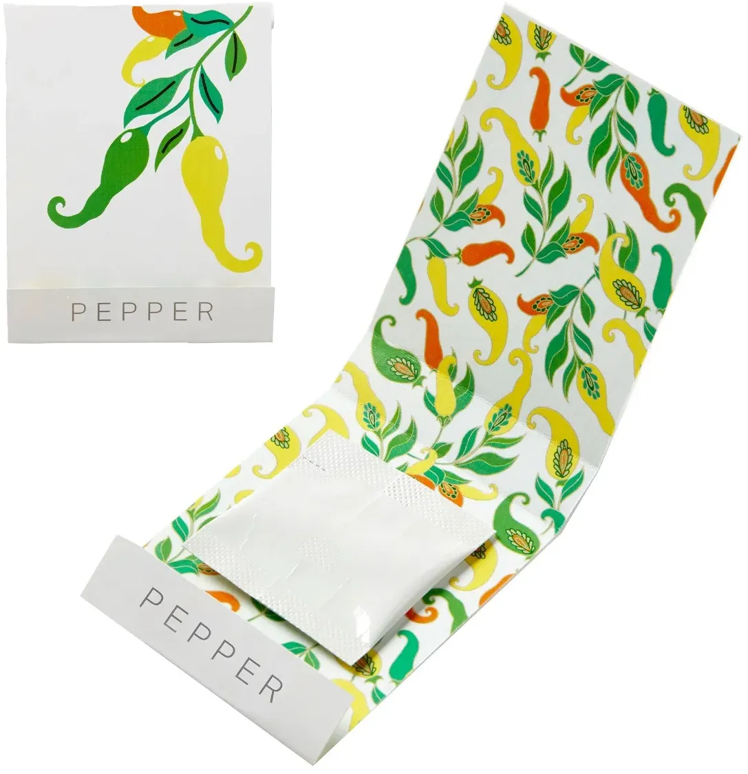 Imprinted Cayenne Seed Matchbook