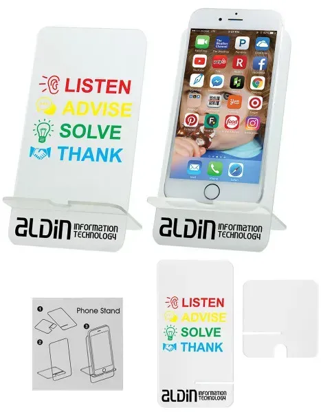 Imprinted Acrylic Cell Phone Stand