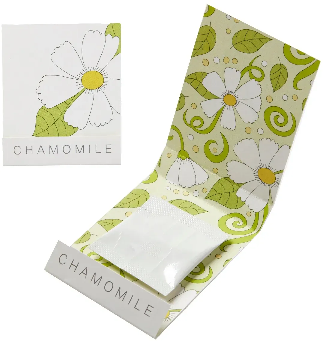 Custom Printed Chamomile Seed Matchbook