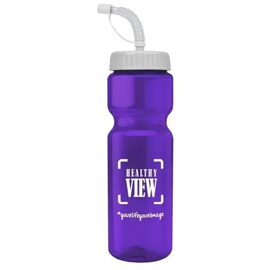 Champ Bottle with Straw Lid (28 oz.)