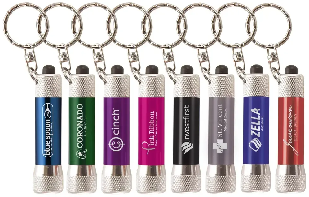 Chroma - LED Flashlight with Keyring - Laser