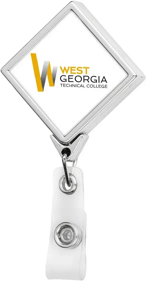 Custom Chrome JUMBO Diamond Badge Reel