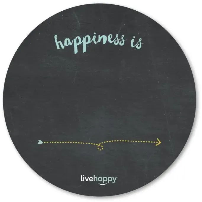 Circle Chalkboard Magnet 11 Diameter