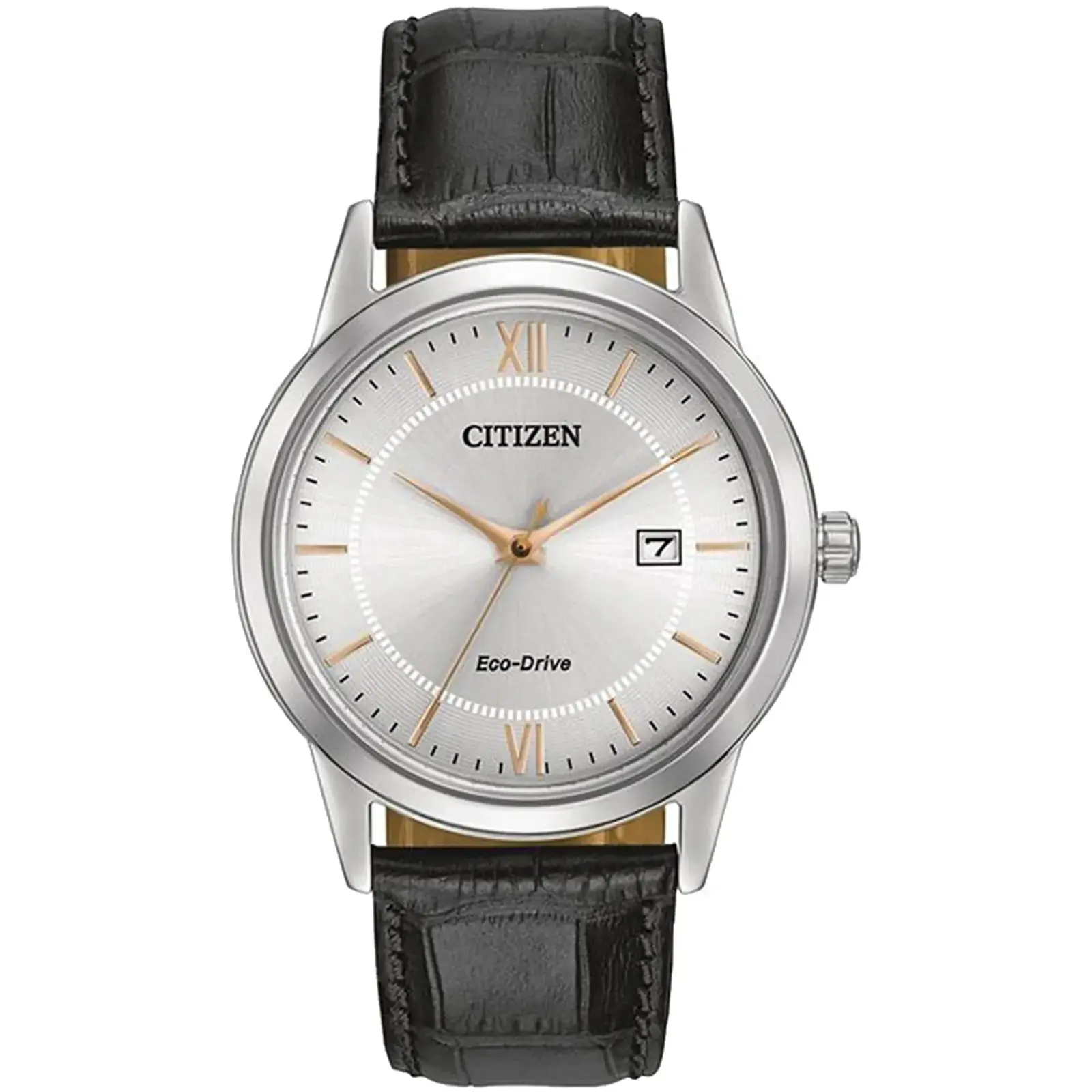 Citizen AW123603A Men's Eco-Drive With Black Leather Strap