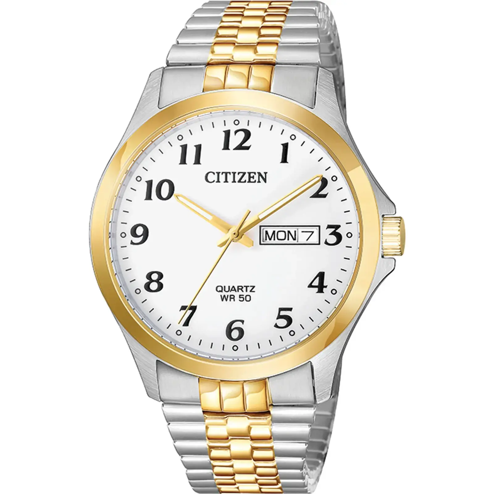 Citizen BF500493A Men's Quartz Expansion Band WatchStainless Steel, Two-Tone