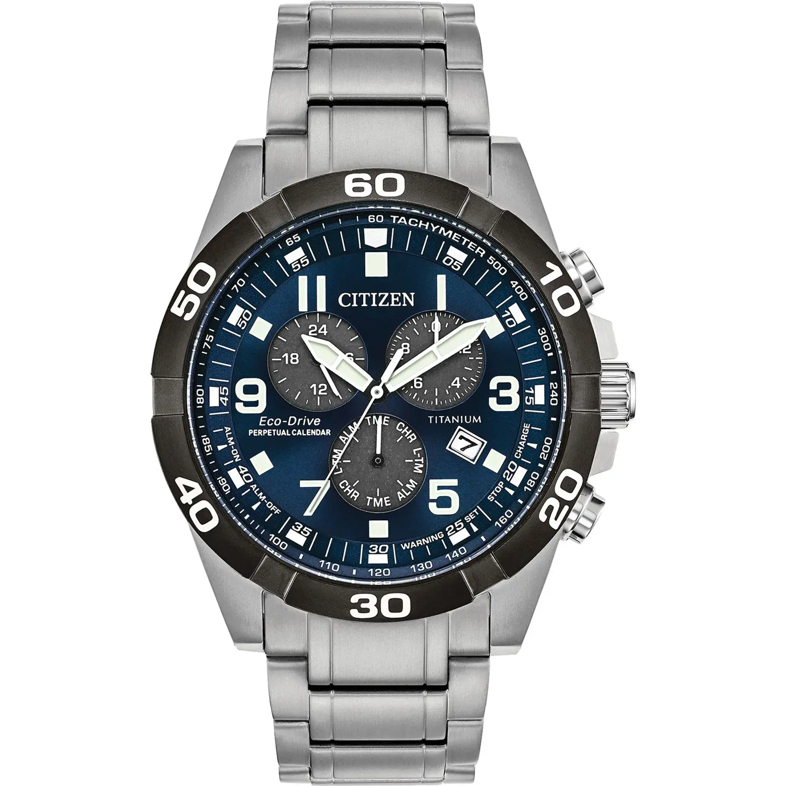 Citizen BL555858L Men's Eco-Drive Brycen Watch, Super Titanium