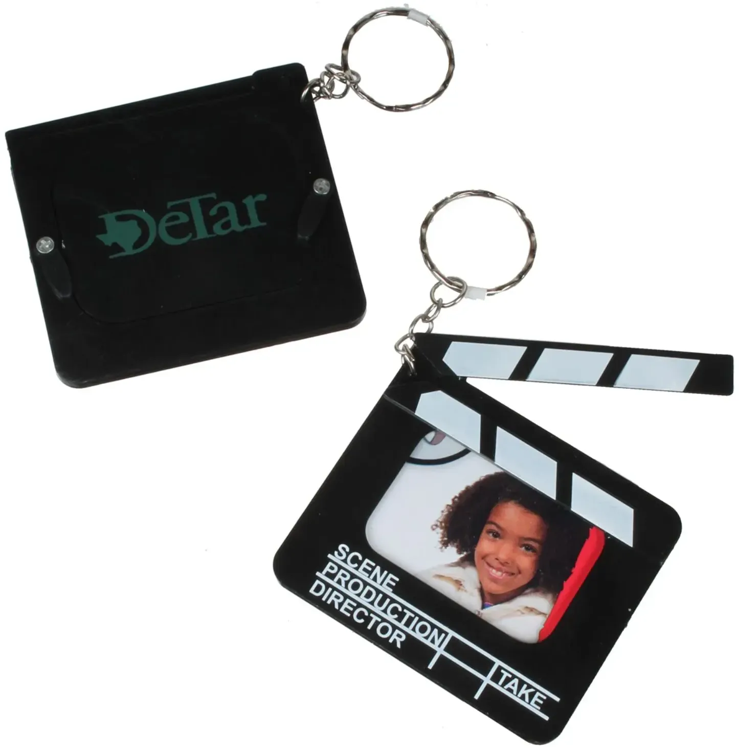 Personalized Clapboard Photo Key Chain