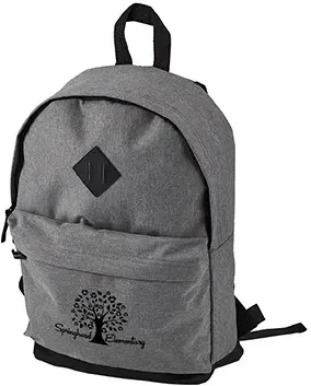 Personalized Heathered Backpack