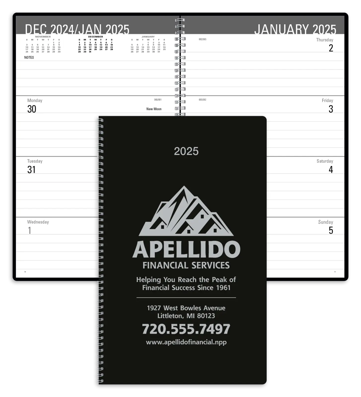 Custom Classic Weekly Desk Planner