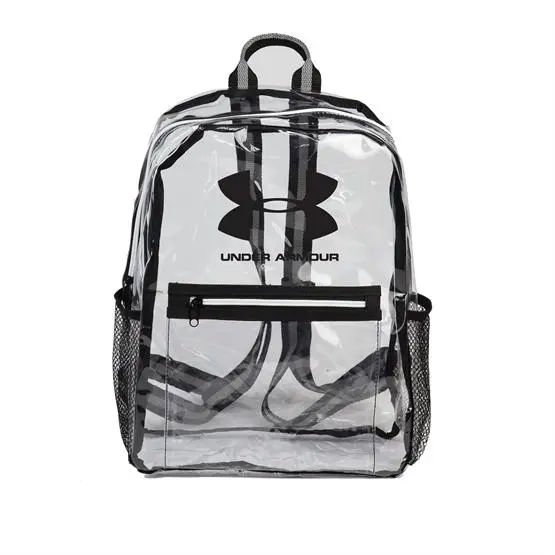 Clear PVC Zippered School Backpack