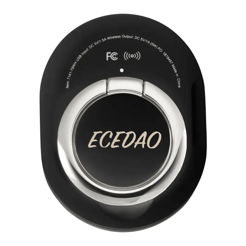 Customizable Cling Wireless Charging Pad with Phone Ring