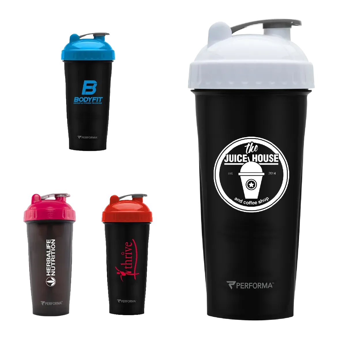 28oz Performa BPA-Free Classic Shaker Bottle - Perfect for Fitness and Hydration