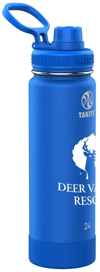24oz Takeya Actives Vacuum Insulated Spout Lid Stainless Steel Bottle - CLOSEOUT