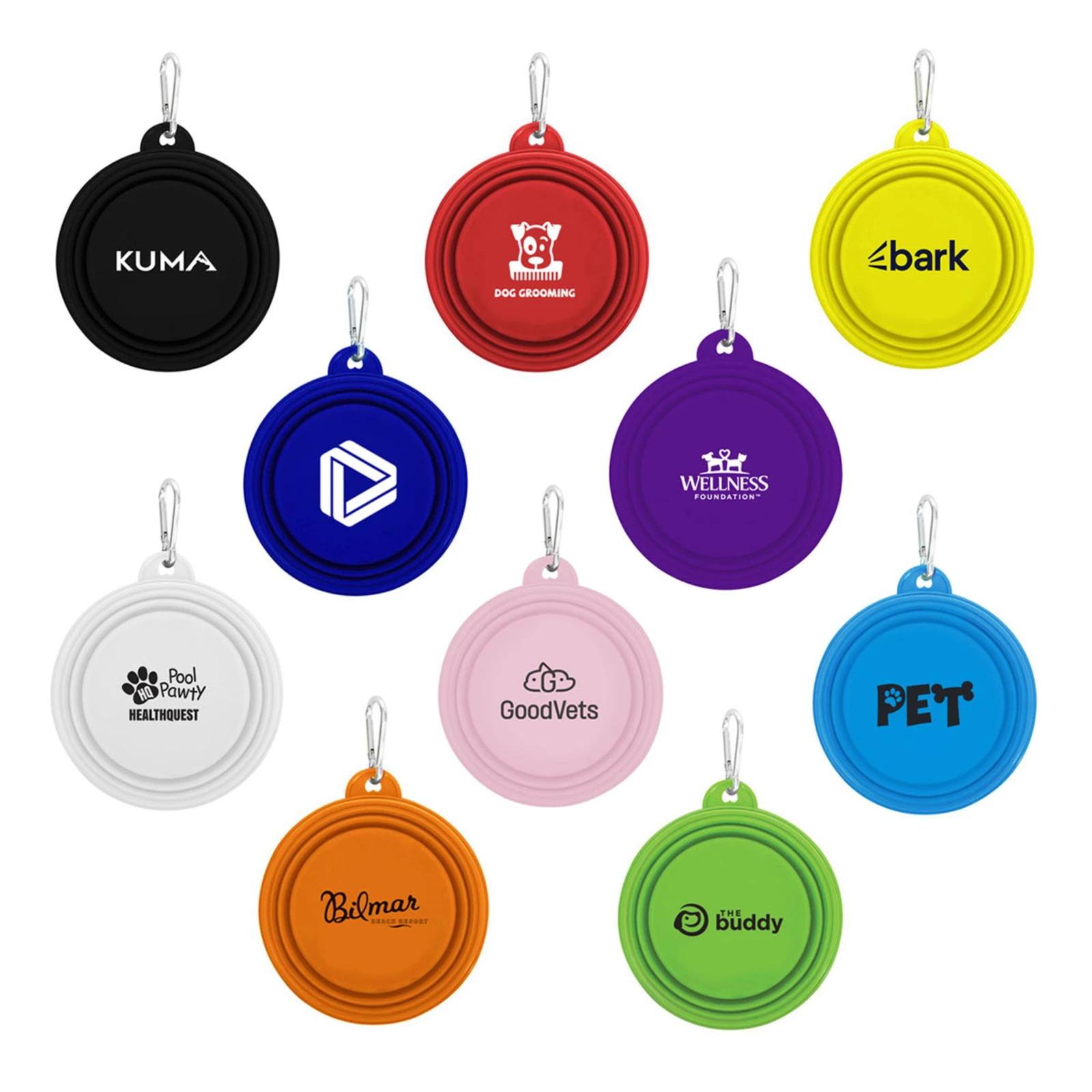 Collapsible Pet Bowl with Carabiner