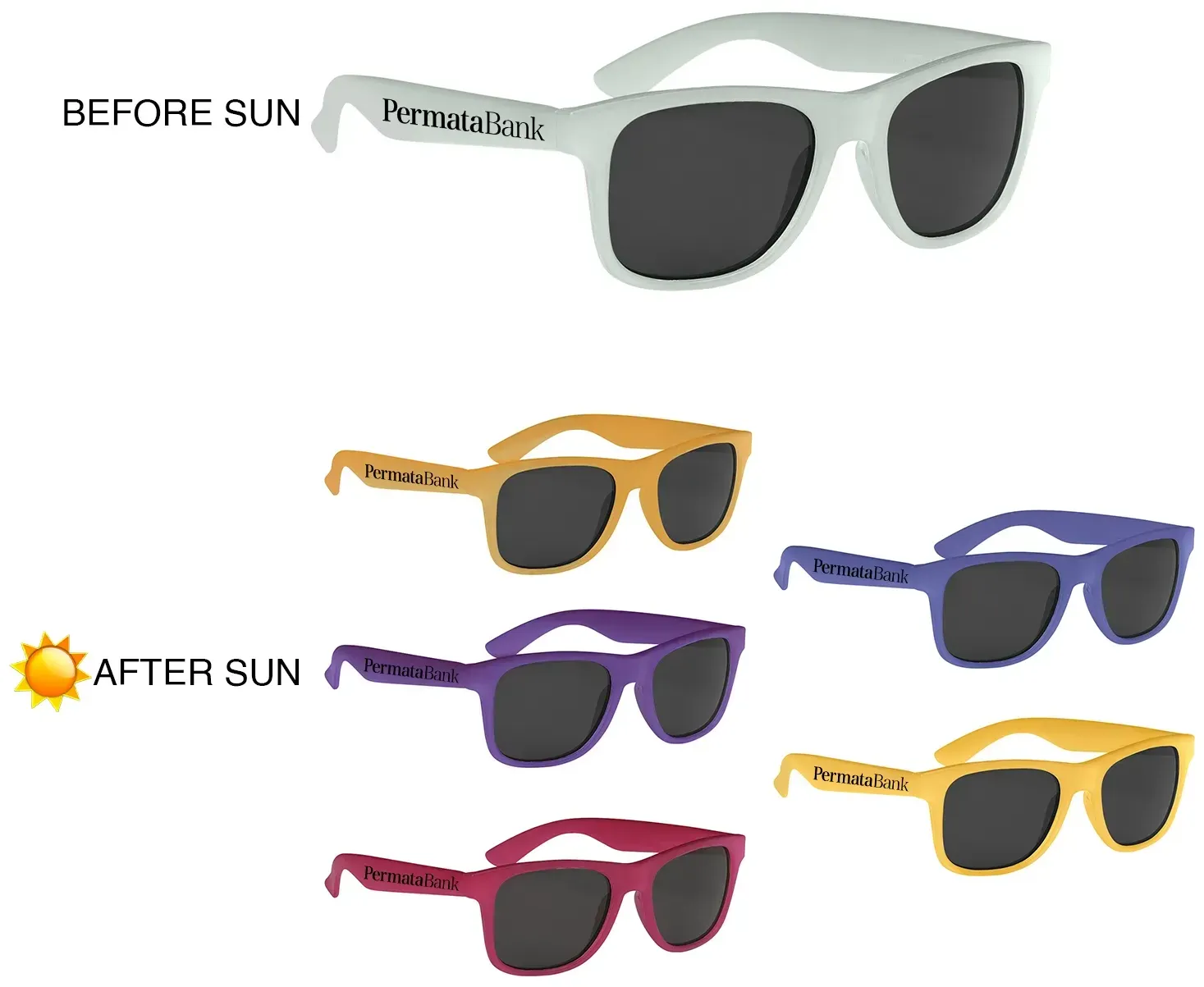 Custom Color Changing Sunglasses