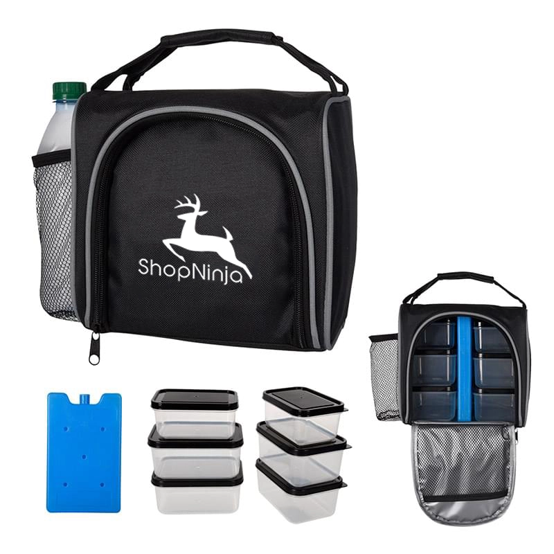 Complete Set Lunch Container in a Cooler Bag