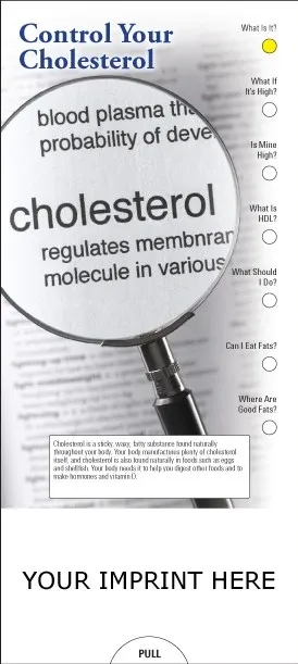 Control Your Cholesterol Slide Chart