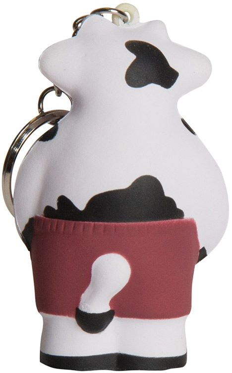 Cool Beach Cow Keyring Stress Reliever