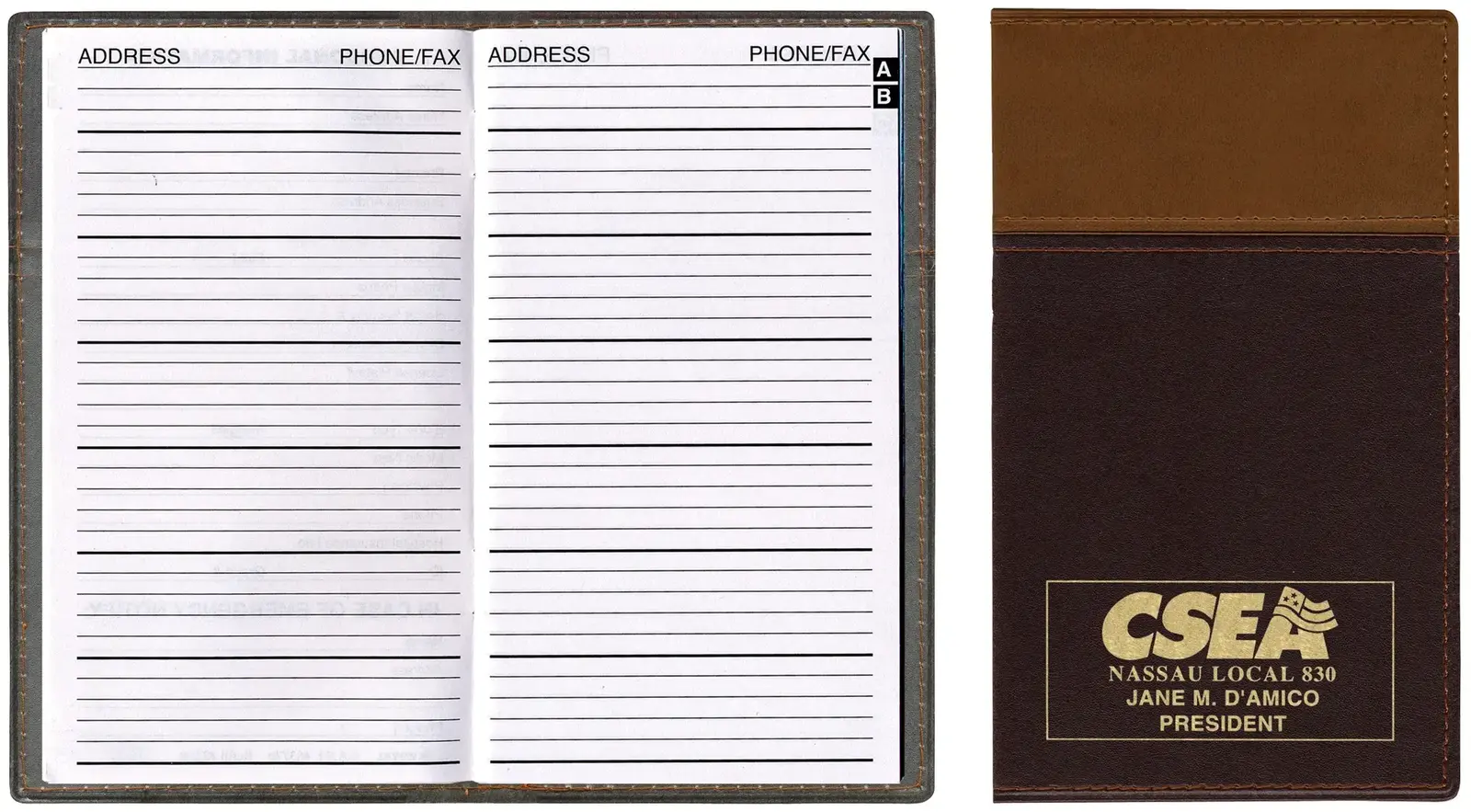 Personalized Cordova Logo Address Book