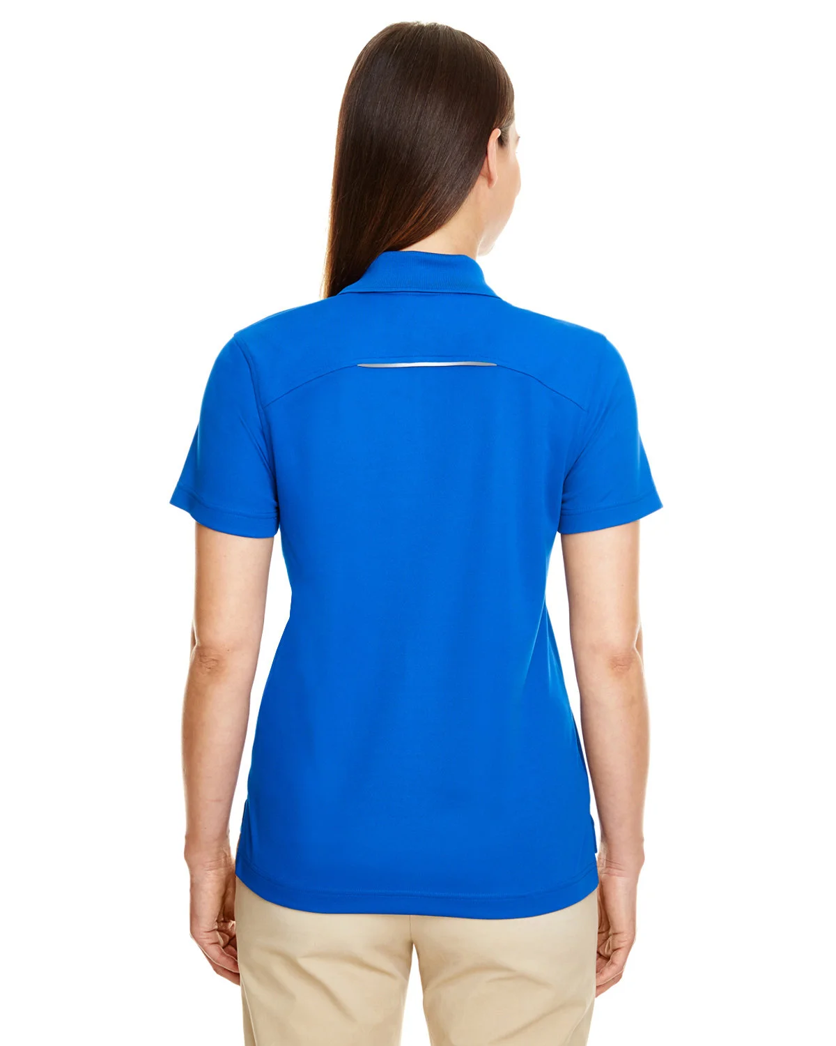 CORE365 Ladies' Radiant Performance Piqué Polo with Reflective Piping