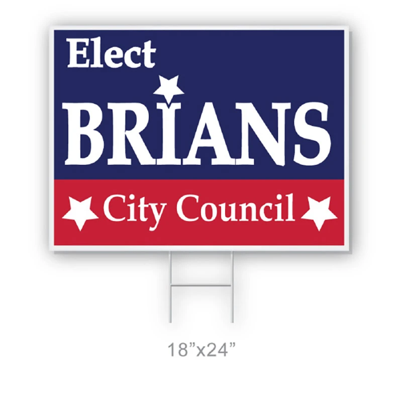 Coroplast Yard Sign- 18" x 24" - 1 Sided