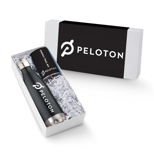 Corporate Gift Set: Drinkware and Snack Set