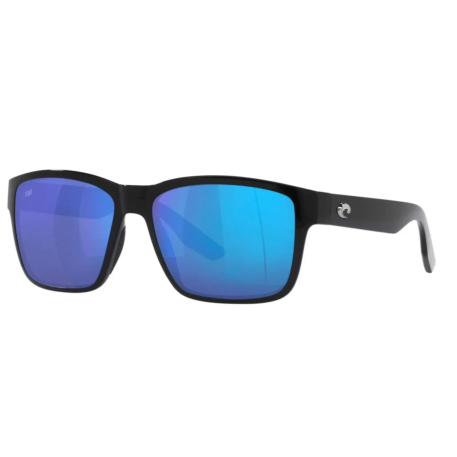 Costa Del Mar Paunch Sunglasses - (Frame) Black; (Lens) Blue Mirror, 580G