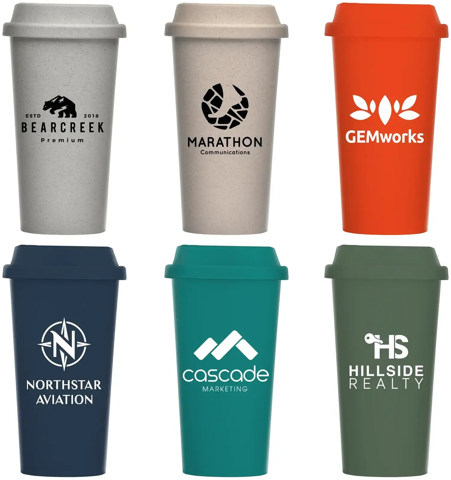 Costa Rica - 16 oz. Wheat Plastic Tumbler