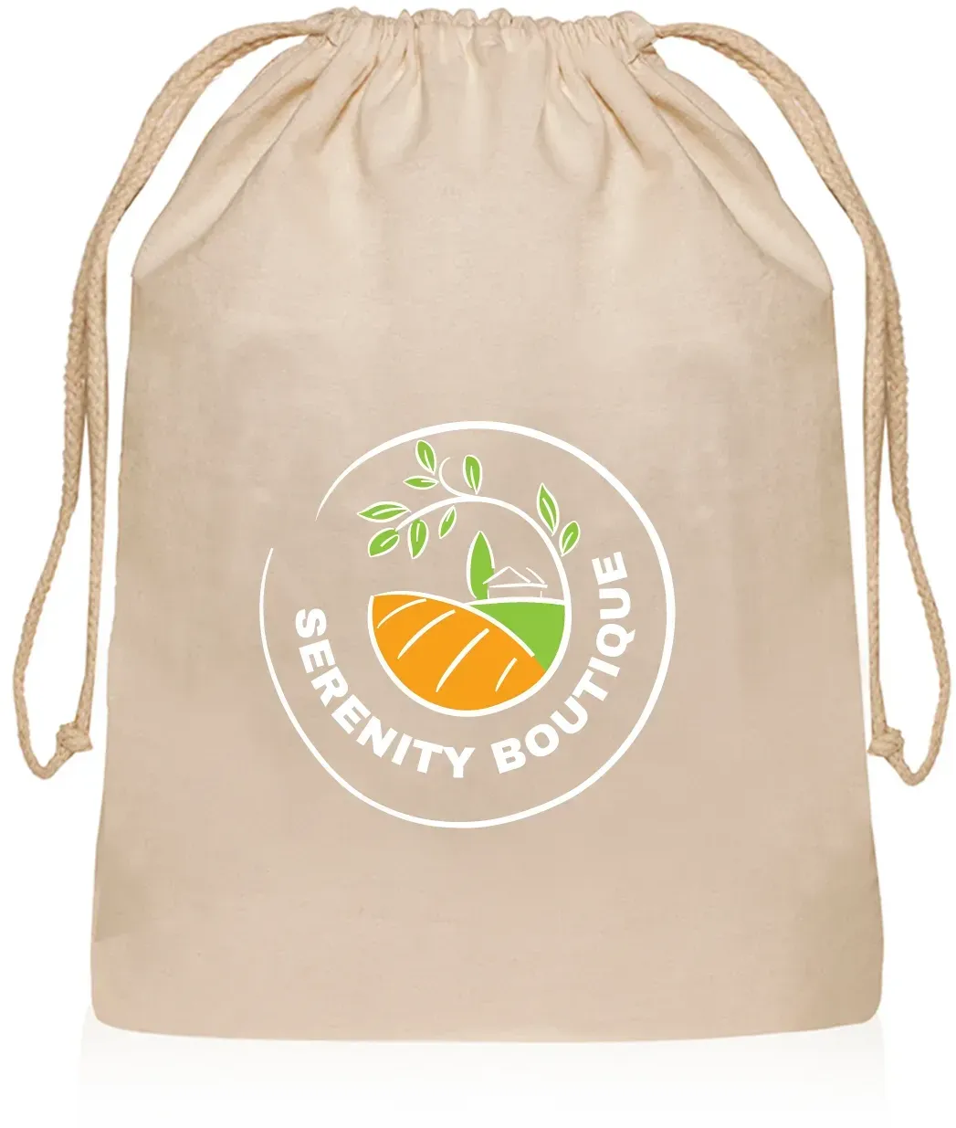 Cotton Drawstring Bags (Full Color)