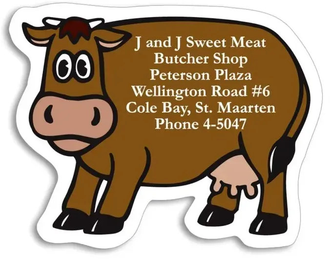 Promotional Cow Magnet