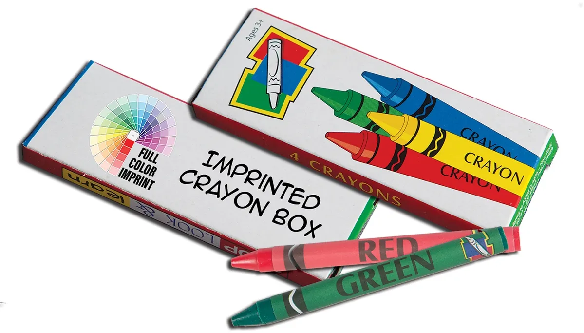 Customized Crayons - 4 Pack Box