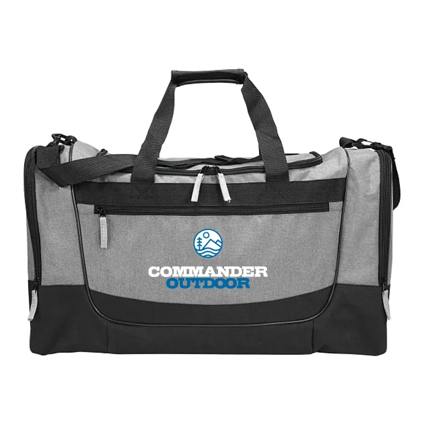 Custom Graphite Sport Duffle Bag - Crew 23"