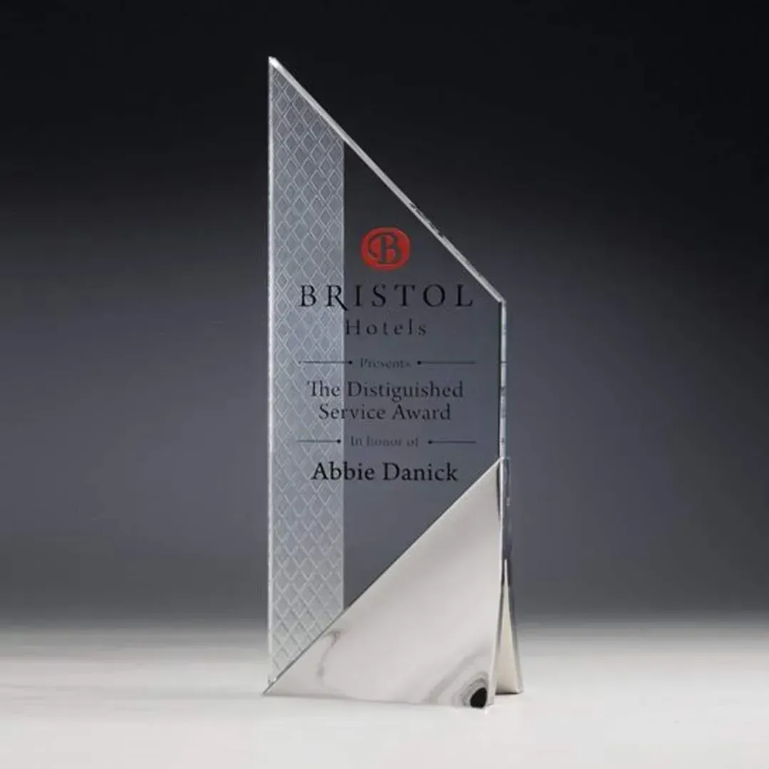 Custom Diamond Etched Criterion Corporate Awards