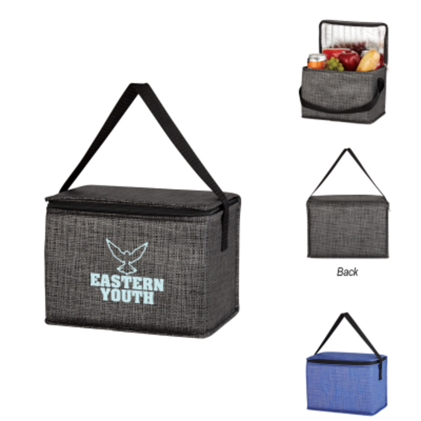 Crosshatch Non-Woven Lunch Bag